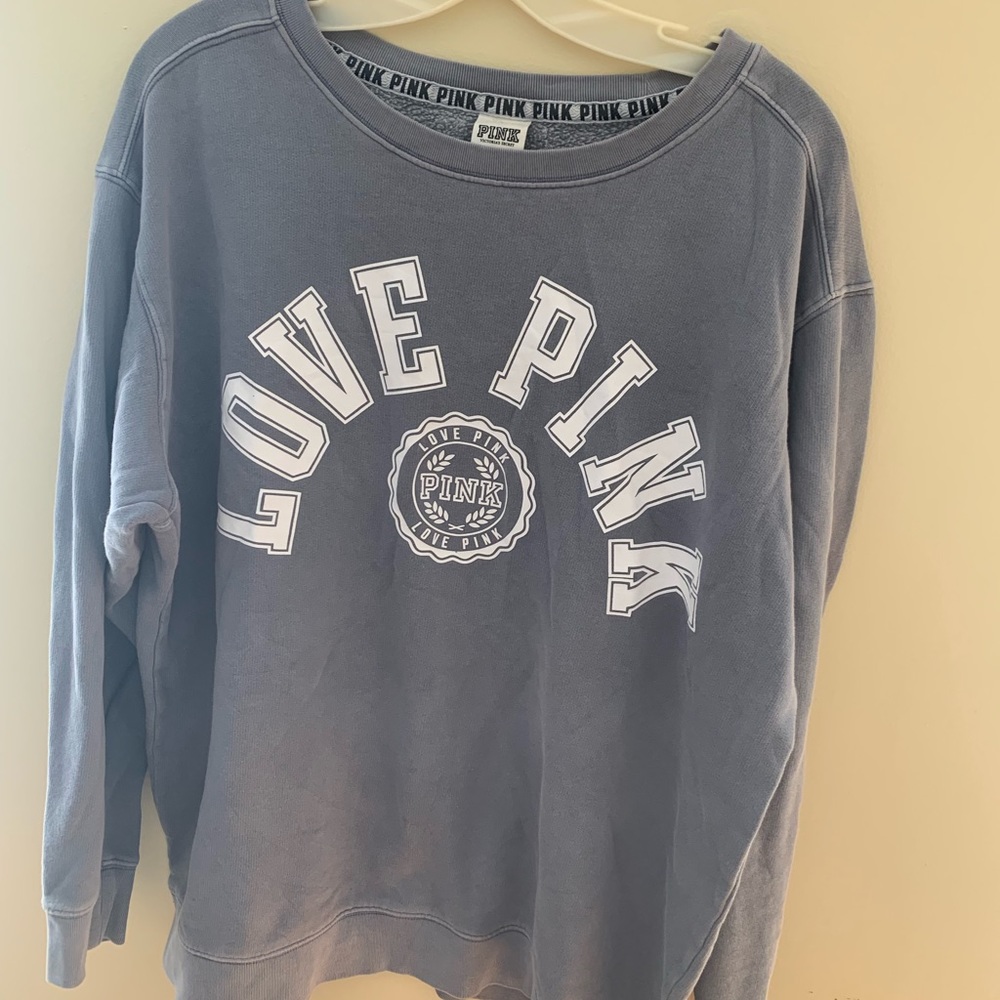 Pink crew neck